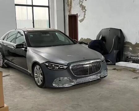 Mercedes S Class W221 (2006-2013) Upgrade S Class W223 (2021+) Maybach Style Body Kit , , , 