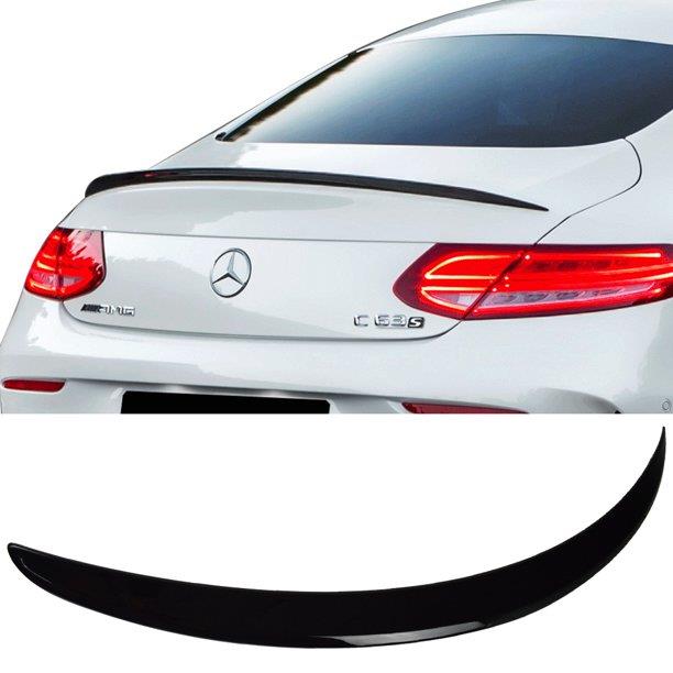 Mercedes C Class C205 Coupe (2014-2020) AMG Style Trunk Spoiler , , , 